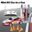Mini RC Car in a Can Radio Remote Control Micro Racing Car (Red) Carousel 2