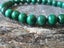 MALACHITE CRYSTAL BEADED BRACELET POSITIVE TRANSFORMATION & PROTECTION (NZ MADE) Carousel 1