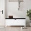 Storage Box With Cushion White 105X40x45 Cm Blanket Boxes Carousel 6