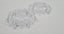 Crystal Starburst Candle Holders set of 2 Carousel 3