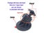 7 Types Ball Option DVR Camcorder Holder Mount Adhesive Sticker Base For Auto Carousel 5