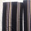 Vintage Stripe Japanese Kimono Silk Panels X6 Fabric Pieces Carousel 13