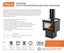 Masport Kaituna Fireplace Freestanding Ultra-Low Emissions Wood Fire on Legs Carousel 10