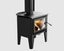 Masport Kaituna Fireplace Freestanding Ultra-Low Emissions Wood Fire on Legs Carousel 4