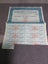 Old Vintage Mining Right Share Certificate French 1907 Societe Anonyme De Carousel 1