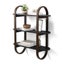 Umbra Bellwood Wall Shelf Black/Walnut Carousel 1