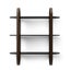 Umbra Bellwood Wall Shelf Black/Walnut Carousel 2