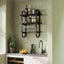 Umbra Bellwood Wall Shelf Black/Walnut Carousel 4