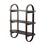 Umbra Bellwood Wall Shelf Black/Walnut Carousel 6