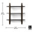 Umbra Bellwood Wall Shelf Black/Walnut Carousel 7