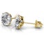 18K Gold Crystal Stud Earrings "Aimee" Carousel 1