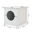 Zoomies Pull-Out Cat Litter Box Enclosure - White Carousel 5