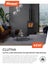 Masport Clutha Fireplace Freestanding Ultra-Low Emissions Wood Fire Pedestal Carousel 5