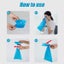 5-50Pcs 1000ML Portable Travel Car/Airplane Motion Sickness Cleaning Bag Carousel 6
