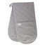 Rans Herringbone Double Oven Mitt Charcoal Carousel 1