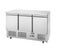 1365mm Commercial Chilled Prep Bench - 3 Door Stainless Steel Refrigerator Carousel 1