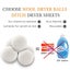 6pcs Wool Dryer Balls Reusable Natural Organic Laundry Fabric Softener Ball Carousel 11