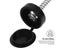 Hinged Plastic Self-tapping Screw Cap Button Cover Fold Snap Protective Cap For Carousel 3
