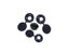 Hinged Plastic Self-tapping Screw Cap Button Cover Fold Snap Protective Cap For Carousel 1