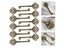 For Furniture Cabinet Vintage Key Key Furniture Cabinet Antique Hole Head Key Carousel 5