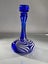 Vintage Handblown Art Glass Candle Holder Carousel 5