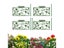 4/6pcs Garden Fence Border Decorative Outdoor Landscape Wire Border Edging Carousel 4