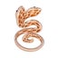 Vintage Inspired 18k Gold 2.36ctw Diamond and Ruby Dual Snake Serpent Ring Carousel 6