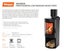Masport Akaroa Fireplace Freestanding radiant wood fire with Ash Pan Carousel 14