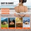 New Canvas Tent 4 Seasons 5 m/16.4 ft Bell Tent for Camping with Stove Jack Carousel 7