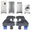 Adjustable Movable Washing Machine Stand, Mobile Base for Washer & Refrigerator Carousel 1