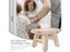 Solid Wood Bench Short Stools Sit Step Kids Cute Toddler Wooden Foot Sitting Carousel 4