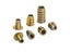 20Pcs Wood Insert Nuts M4 M10 Zinc Alloy Threaded Flanged Hex Drive Carousel 3