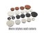 35mm-80mm Desk Table Plastic Cable Hole Cover For PC Computer Desk Carousel 4