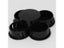 Bore Diameter Black White Nylon Plastic End Cap Push Grommet Locking Button Carousel 6