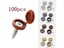 100Pcs Hinged Plastic Screw Cap Cover For Wood Furniture Carousel 3