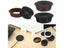 1PC Desk Table Cable Hole Cover 50 60MM Round Wire Tidy Grommet Carousel 2