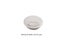 Round Desk Hole Cover 60mm Silver Waterproof Detachable Dustproof Non Slip Carousel 1