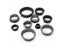 18 80MM Computer Desk Cable Grommets Wire Hole Cover Decorative Ring Carousel 5