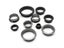 18 80MM Computer Desk Cable Grommets Wire Hole Cover Decorative Ring Carousel 7