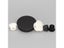 Bore Black White Nylon Plastic End Cap Grommet Snap-On Lock Cover Hole Panel Carousel 4