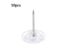 50/100PCS Gear-shape Pushpin Map Pin Flat Head Push Pins For Cork Board Clear Carousel 5