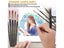 12pcs Professional Paint Brush Set Round Nylon Hair For Painting Carousel 8
