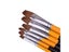 6pcs/set Weasel Hair Flat Peak Acrylic Art Brush For Painting Supplies Carousel 1