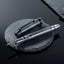 Asvine V126 Vacuum Filling Fountain Pen Titanium EF/F/M Nib Matte Gray Acrylic Carousel 4