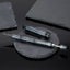 Asvine V126 Vacuum Filling Fountain Pen Titanium EF/F/M Nib Matte Gray Acrylic Carousel 6