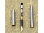 BAOER 388 Elegant Stainless Steel Pen Fountain Silver Gold Trim M Nib Size Carousel 6