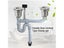 Talea Double Sink Vertical Type With Overflow Pipe Kit Basin Waste Set Sink Carousel 2