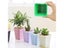 10/100PCS Pot Hole Mesh Drain Pad Round Square Grid Mat Screen Bottom Prevent Carousel 5