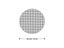 10/100PCS Pot Hole Mesh Drain Pad Round Square Grid Mat Screen Bottom Prevent Carousel 1