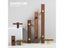 Dooroom Walnut Brass Furniture Handles Long Modern Pulls Cupboard Wardrobe Carousel 4